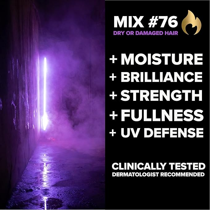 HOTSH!T HAIR CO Mix #76 - Follicle Food for Dry or Damaged Hair - Concentrated and Natural Leave In Hair Nutrition