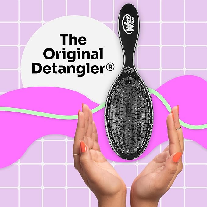 Wet Brush Hello Kitty and Friends Original Detangler Hair Brush, Hello Kitty, Ultra-Soft IntelliFlex Bristles, Easy Detangling For All Hair Types (Wet Dry & Damaged), Women & Men