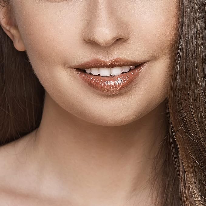 Ruby Kisses Lip Gloss Butter Bomb Gloss Non-Sticky Lip Gloss Vitamin E Natural Nude Lip Makeup - 7.8mL (0.26 US fl.oz) (Blind Date)