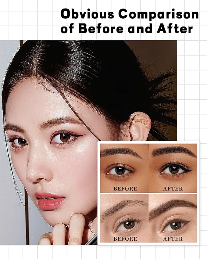 Brown Gel Eyeliner for Mature Women, Waterproof Smudge-proof Gel Eyeliner Pencil,Long Lasting Cream Matte Eye Liner Pen Retractable Eyebrow Makeup Pen with Built-in Sharpener for Older Women 1 Pc