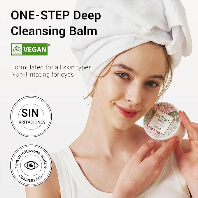 HEIMISH All Clean Balm 4.0fl.oz/120ml - Cleansing Balm, Waterproof Makeup Remover, Face Cleanser, Oil Based Cleanser, Korean Skincare with Natural Aroma Oil, Vegan, For All Skin Types