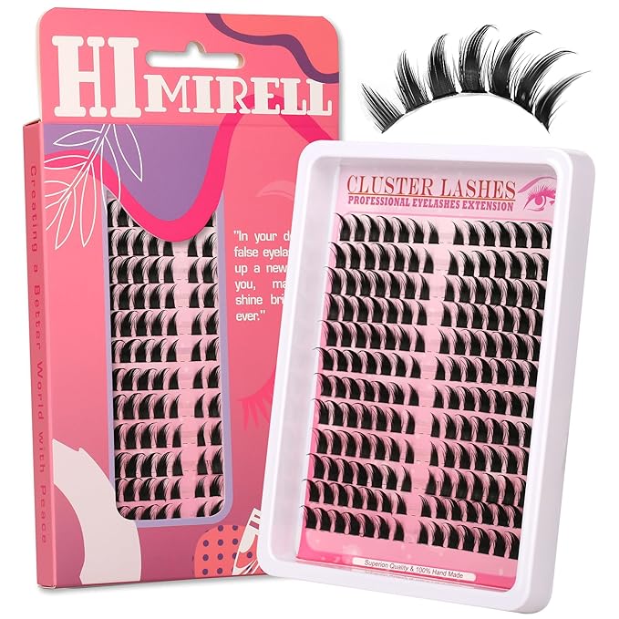 Lash Clusters Lash Spikes Eyelash Clusters Volume Long 12-18mm Individual Lashes DIY Spiky Lash Extension Mega Cluster Eyelash Extensions Mink Strips Lashes Thick