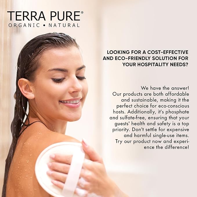 Terra Pure Green Tea Body Wash, 10.14 oz. With Organic Honey And Aloe Vera (Single)