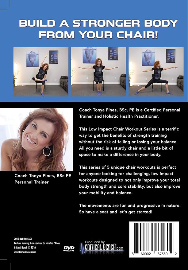 CRITICAL BENCH Low Impact Chair Workout Series DVD