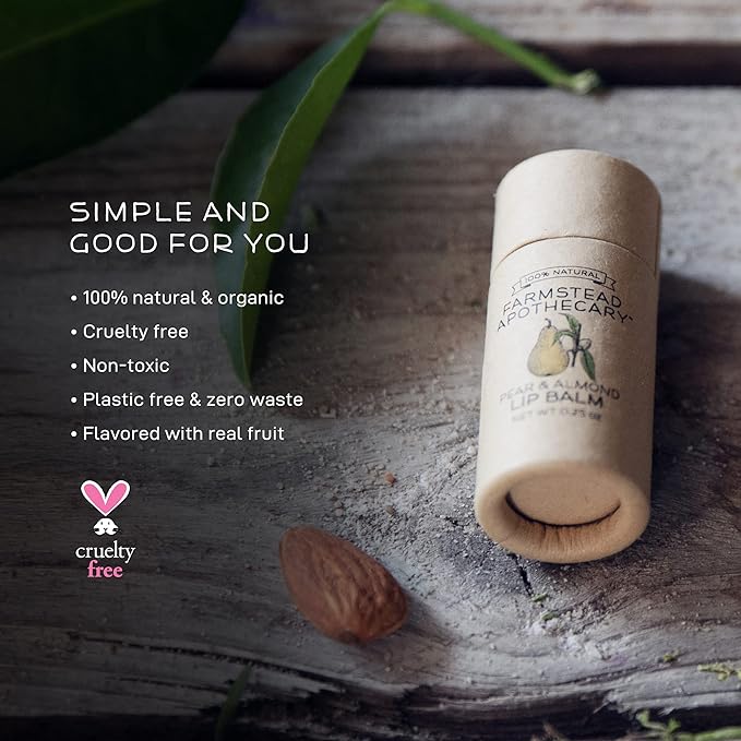 Farmstead Apothecary Lip Balm Gift Set Organic