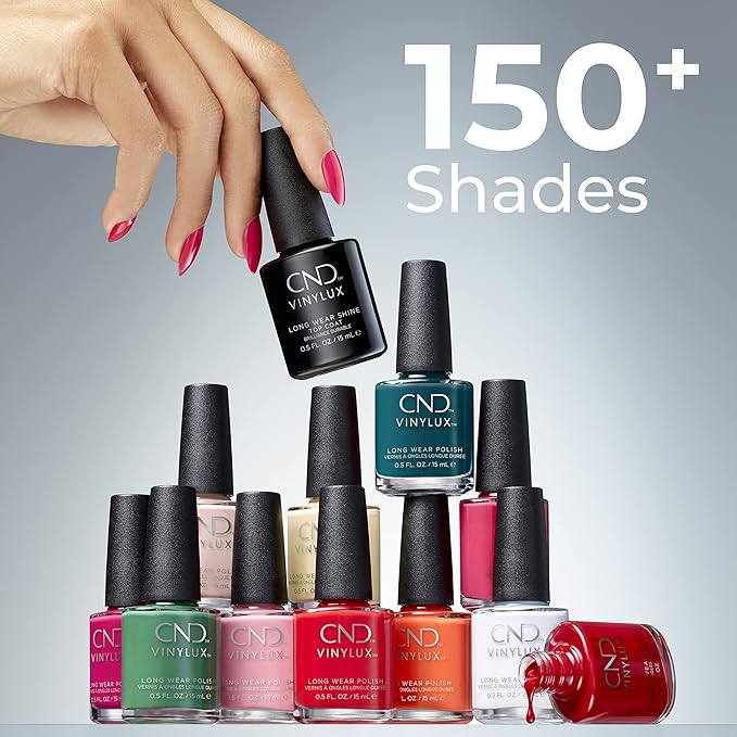 CND Vinylux Longwear Red Nail Polish, Gel-like Shine & Chip Resistant Color, Hollywood, 0.5 fl. oz