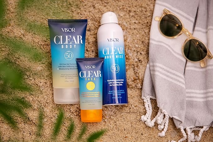 Visor Clear FACE SPF 50 Gel Sunscreen