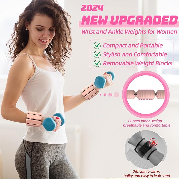 Ankle Weights for Women 2 Lbs 2 (1 (1 Lb
