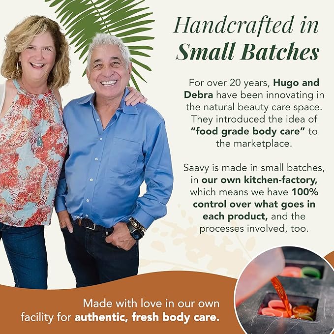 Saavy Naturals Body Cream Tropical Coconut Plant-Based Ingredients| Made In USA | Absorbent Shea Butter Vegan Formula, Thick and Creamy Body Moisturizer, Body Lotion for Dry Skin- 8.5 Fl Oz, 2 Pack