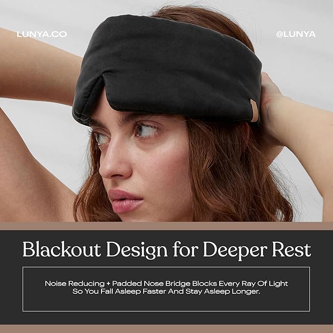 Lunya Men's Washable Silk Sleep Mask