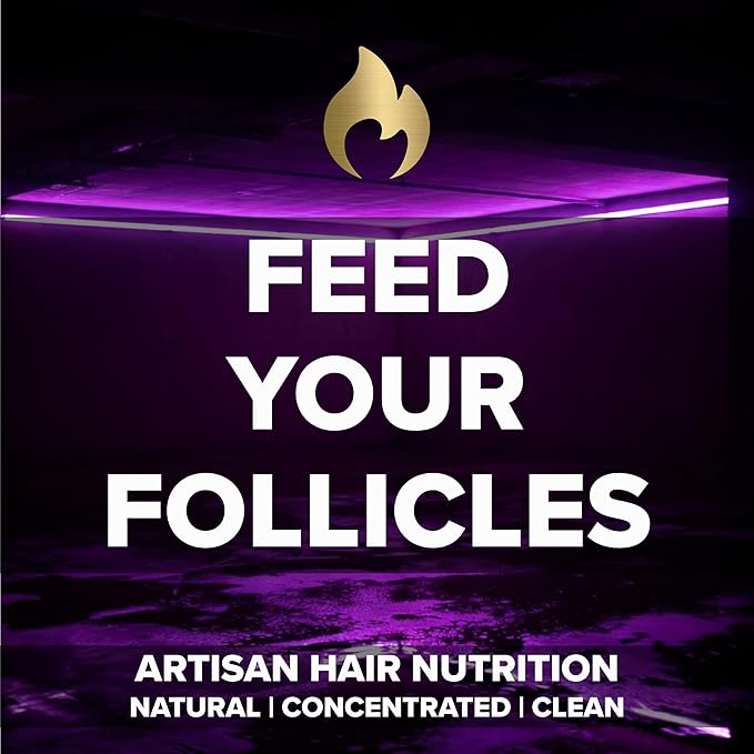 HOTSH!T HAIR CO Mix #76 - Follicle Food for Dry or Damaged Hair - Concentrated and Natural Leave In Hair Nutrition