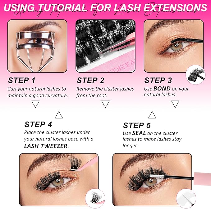 Lash Clusters 100D Eyelash Clusters Lash Spikes 13-19MM Spiky Volume Cluster Eyelash Extensions Long Thick DIY Individual Anime Lashes Clusters D Curl Strip Eyelashes by MilyBest