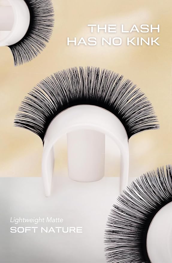 Eyelash Extension B C CC D J Curl Mix 5-20mm 0.03 0.05 0.07 0.15 Super Matte Classic Lash Extensions Professional Supplies for Lash Techs (CC-0.05, 13-20mm)