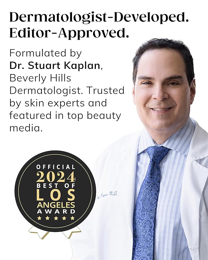 Kaplan MD Diamond Contour Broad Spectrum SPF 30 - Complete Complexion Treatment, Hydrating Sheer Coverage, UVA/UVB & Blue Light Protection, Fragrance-Free, Deep Tinted Sunscreen for Face