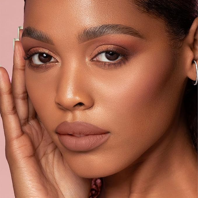 Depuplum Nude Lipstick Matte for Women Superstay Long Lasting Brown Lipstick Smudgeproof Liquid Lipsticks Cruelty Free Lip Makeup (DM27 Rosy Nude)