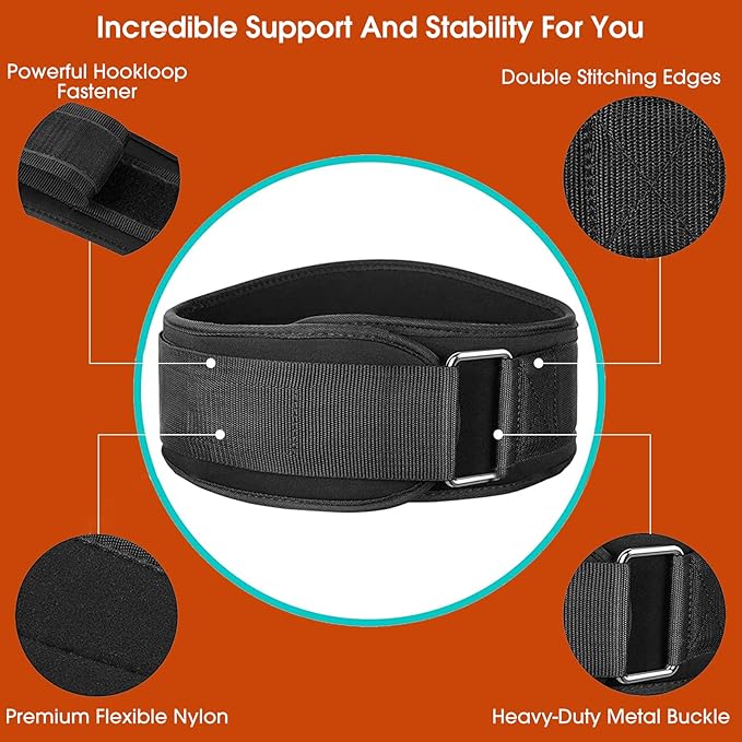 Adjustable Weight Lifting Belt 6"Generic