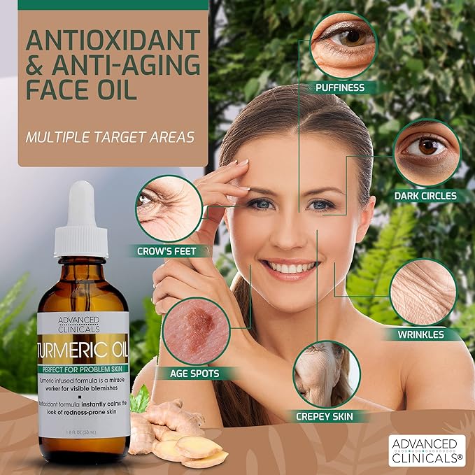 Advanced clinicals turmeric oil blemish