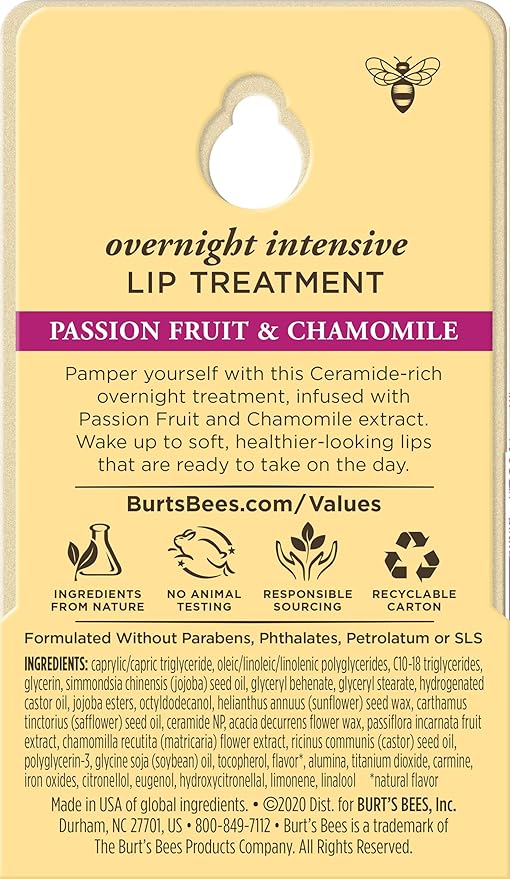 Burt's Bees Overnight Lip Sleeping Mask,