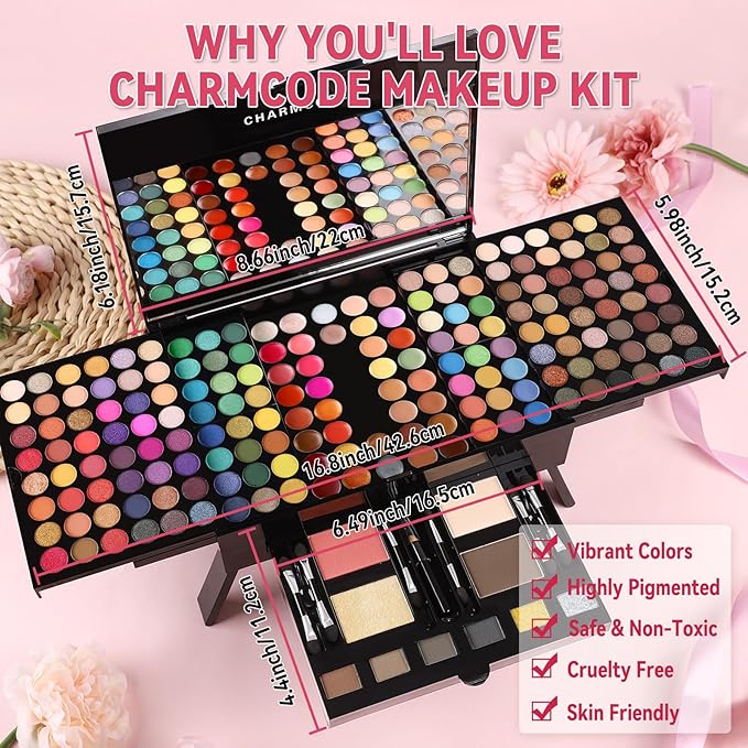 CHARMCODE 190 Colors Cosmetic Make up
