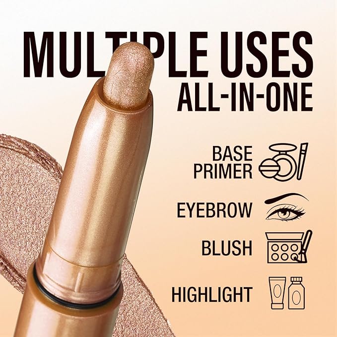 LANGMANNI Eyeshadow Stick, 6 PCS Waterproof Multi-Color Eyeshadow Pen Set, Creamy Long-Lasting Eye Makeup Kit, Natural & Shimmer Shades Contour Stick, Perfect Gifts For Women (#D)