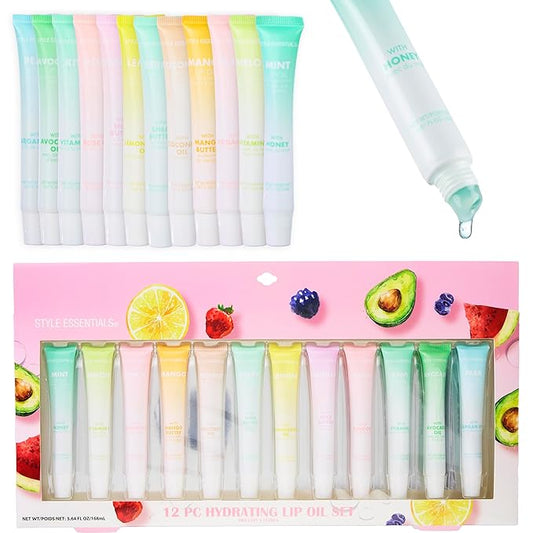 Expressions 12pc Lip Oil Set -