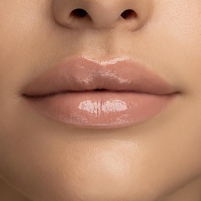 Radiant Professional Lip Glaze (15 Shades) - Ultra-Glossy, Non-Sticky & Long-Lasting Lip Gloss for Women - High Shine Hydration - Vegan & Moisturizing for Soft, Nourished Lips - (03 - NATURAL)