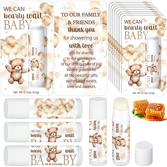 30 Pack Bear Baby Shower Party Bags