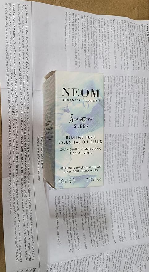 NEOM- Essential Oil Blend, 10ml (Chamomile, Ylang Ylang & Cedarwood)