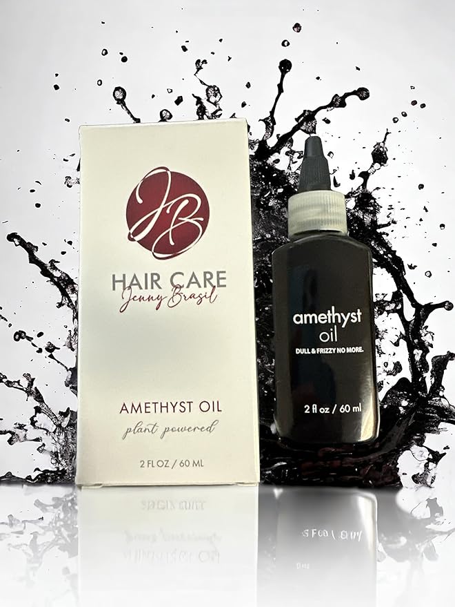 Jenny Brasil Amethyst Oil Hair Care Shine Tames Frizz Heat Protection