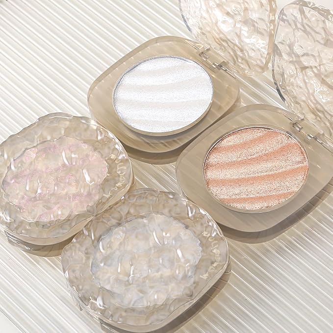 Boobeen Highlighter Makeup Palette, Long Lasting Glow Shimmer Radiant Glow