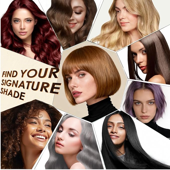 Hair Dye Shampoo 3 in 1 for Women & Men, Rich Silver Gray Root-to-Tip Coloring with Natural Extracts, 3-4 Weeks Lasting Smooth Shiny Finish, Easy Home Use for All Hair Types 16.9 fl oz (Silver Gray)