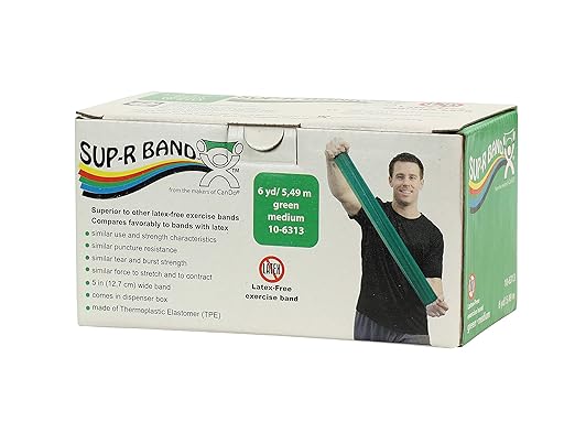 CanDo 10-6313 Sup-R Latex Free Exercise Band 6 yd