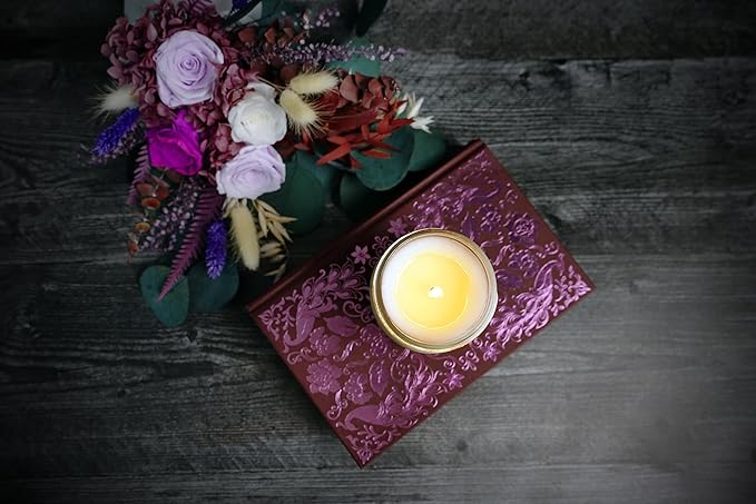 Aira Soy Candle – Pure Lavender – 12 oz Mason Jar – Hand-Poured USA – Long-Lasting Vegan Soy Wax Candle – Relaxing Aromatherapy – Paraffin-Free, Kosher, Cruelty-Free