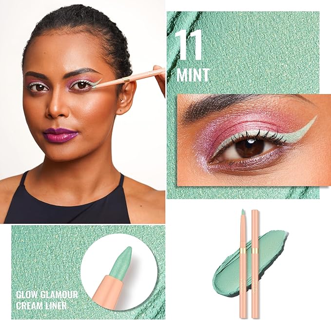 Oulac Waterproof Lipliner Pencil Set - Smooth and Creamy, Retractable Lip Makeup for Precision Application, Vegan & Cruelty-Free, 08+11+LL09