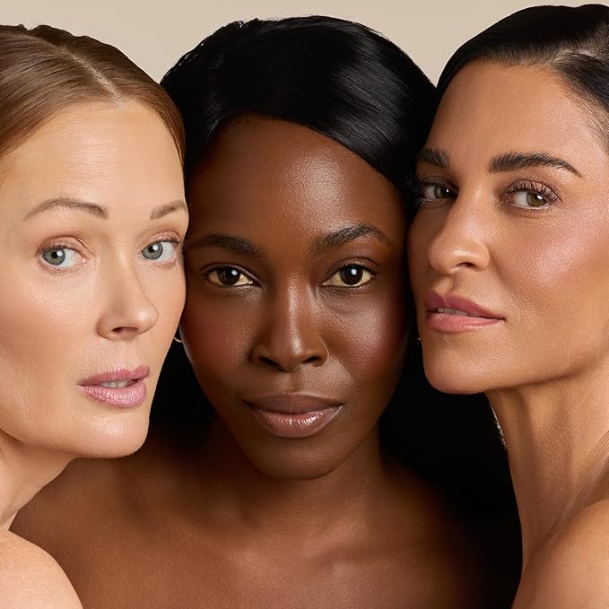 YENSA Skin on Skin BC Foundation Makeup - CC, BB Cream & Full Coverage Foundation-In-One - Buildable, Radiant Finish with SPF 40, Hyaluronic Acid, Peptides & 8 SuperBlacks - Medium Neutral (1 oz)