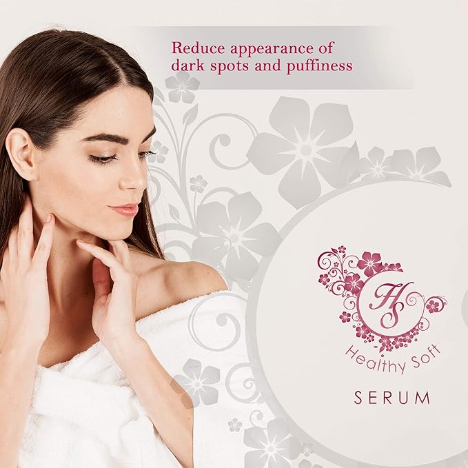 Healthy Soft Serum- Refresh Skin's Natural Complexion- Brighten Eyes- Diminish Fine Lines and Wrinkles- Hydrate Skin- Brighten Eyes