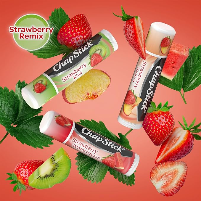 ChapStick Strawberry Lip Balm Bundle –