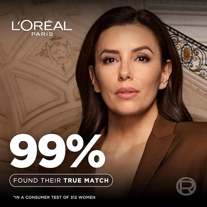 L'Oreal Paris True Match Super-Blendable Foundation, Medium Coverage Liquid Foundation Makeup, C4, Light Medium, 1 Fl Oz