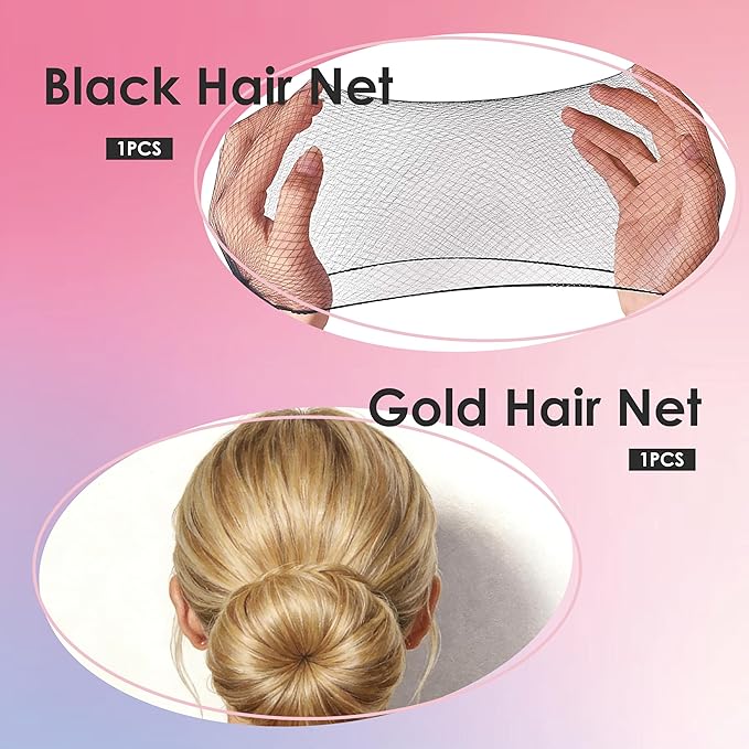 Hair Accessories Kit, 160Pcs Hair Clips for Women Girls Dance Ballet Cheerleading Travel with Storage Box