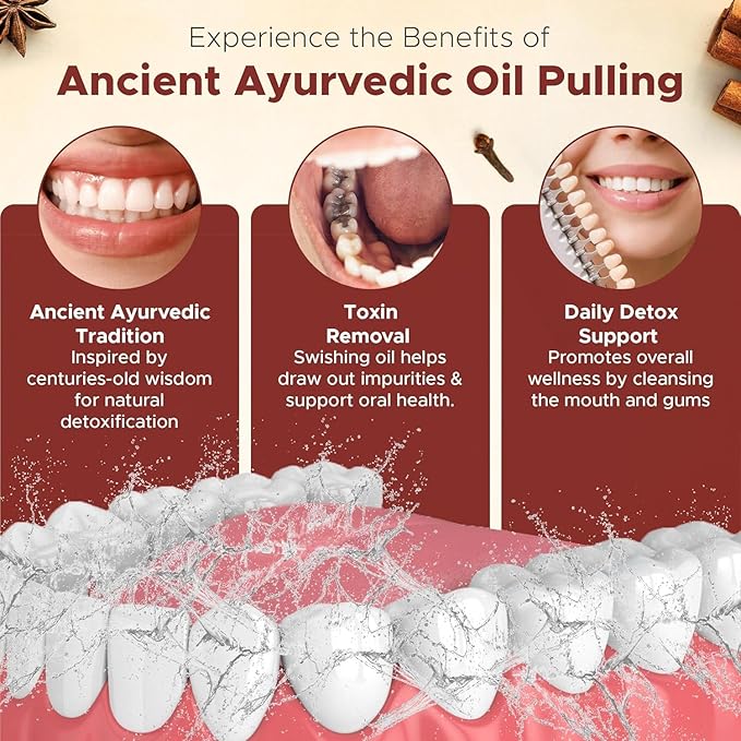 Dale Audrey Nano Hydroxyapatite Mouthwash Oil Pulling for Teeth and Gums | Cinnamon Flavored Organic Mouthwash for Bad Breath | Essential Oils for Teeth Whitening & Fresh Breath Natural Mouthwash 8 oz