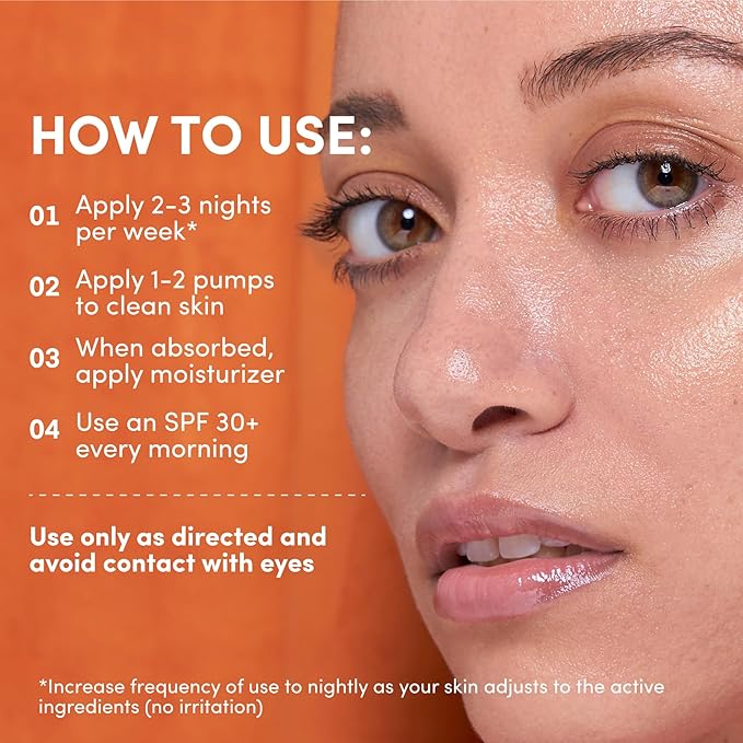 UNSPOTTED 4X Dark Spot Correction Serum for Face and Body, Exfoliating AHA Serum, Hydrating Formula With Azelaic, Glycolic, Lactic & Tranexamic Acids, Age & Sun Spot Remover, 1oz