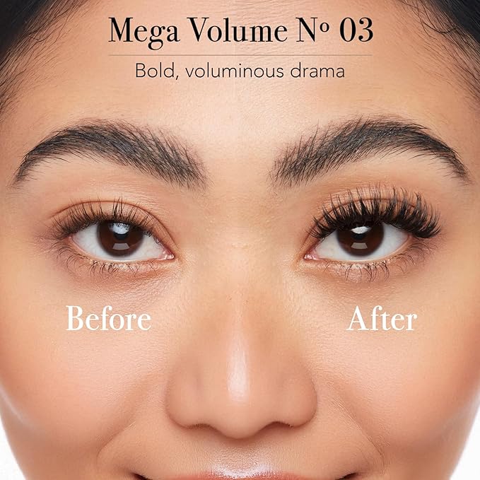 Pro Lash SoftWear Professionally Styled Lash Clusters - Seamless, Lightweight Lashes - 7-Day Cluster Eyelash Extensions - Waterproof Lashes Clusters - 3 Sets - Mega Volume No. 03 Black
