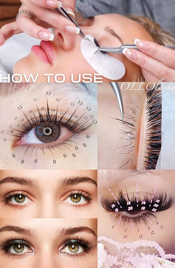 Bottom Lash Extension B C J Curl Mix4-10mm 0.03 0.05 0.07 0.10 0.15 thickness Black Color Super Matte Bottom Lash Extensions, Professional Supplies for Lash Techs (Bottom-B-0.05, 5-10mm)