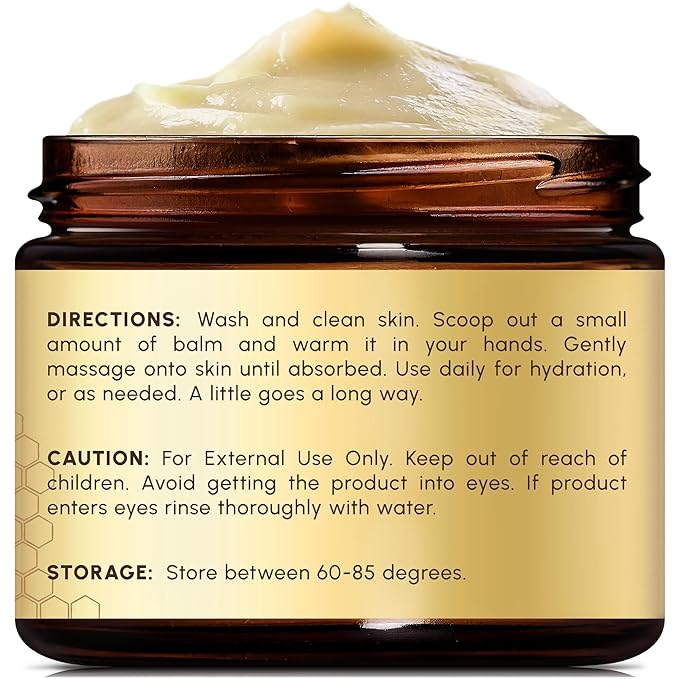 Brooklyn Botany Beef Tallow Balm – Grass Fed Beef Tallow for Skin and Face – Nourishing Face Moisturizer Infused with Citrus Oils – Orange Oil and Lemon Oil – 2 oz