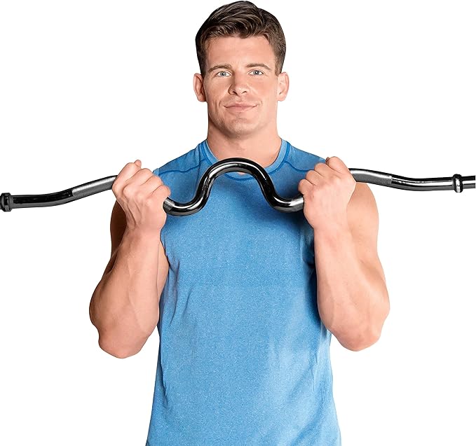 CAP Barbell 48” Regular Threaded Solid Super Curl Bar