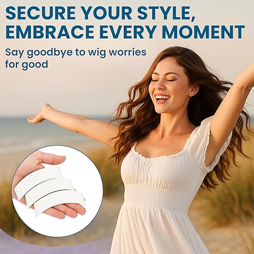 SUPERTAPE Contour LF Lace Tape for Wigs Waterproof, Double Sided Hair Tape, Lace Front Wig Tape Double Sided Ultra Strong Hold, Double Sided Hair Tape Adhesive for Hairpieces – 36 Contours