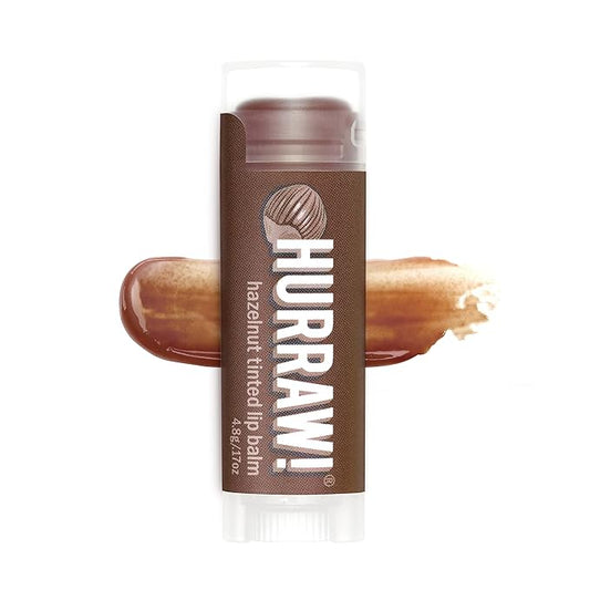 Hurraw! Hazelnut Tinted Lip Balm: (Sheer
