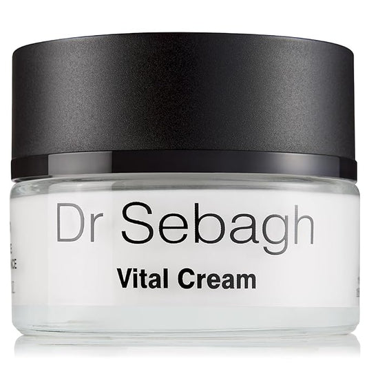 Dr Sebagh Vital Cream (1.7 fl oz) - Hydrating Moisturizer Face Cream - Revitalizing Facial Moisturizer for Normal/Dry Skin - Vitamin C Anti Aging - Deep Moisturizing & Lifting Formula
