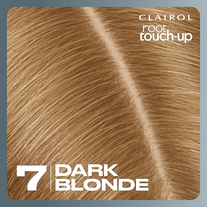 Clairol Root Touch-Up by Nice'n Easy Permanent Hair Dye, 7 Dark Blonde Hair Color, Pack of 1