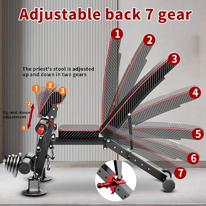 Adjustable Weight Bench 500LBS